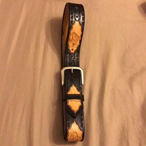 Leather Western Belt
